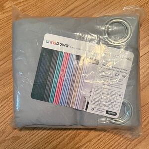 ChrisDowa Gray Blackout Curtains Grommet Top 2‎ Panels 52W x 54L